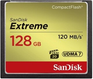 Sandisk Extreme (SDCFXSB-128G-G46) CompactFlash kullananlar yorumlar